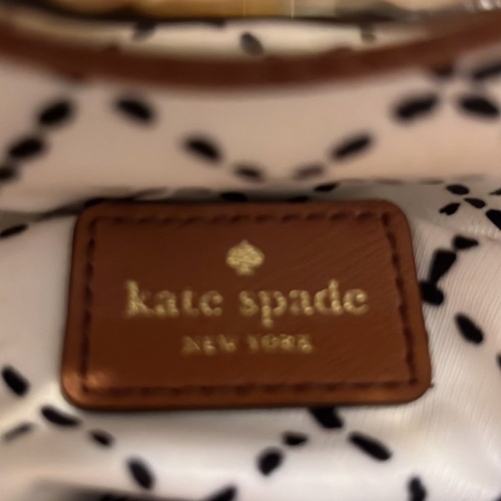 Kate Spade Leather Gold Turn Clasp Crossbody Purse Bag - Picture 4 of 5